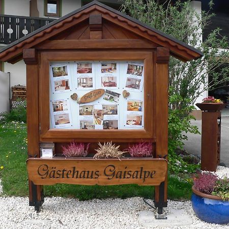 Gaestehaus Gaisalpe Fischen im Allgaeu Екстер'єр фото